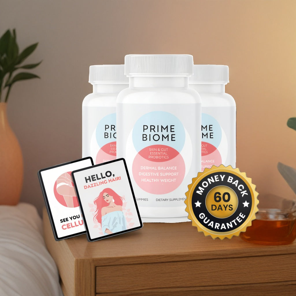 PrimeBiome - 3 Bottles + 2  Ebooks