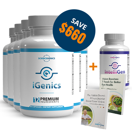 iGenics - 6 Bottles + 2 Ebooks + 1 Intelligen