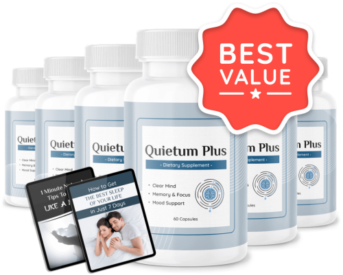Quietum Plus - 6 Bottles + 2  Ebooks