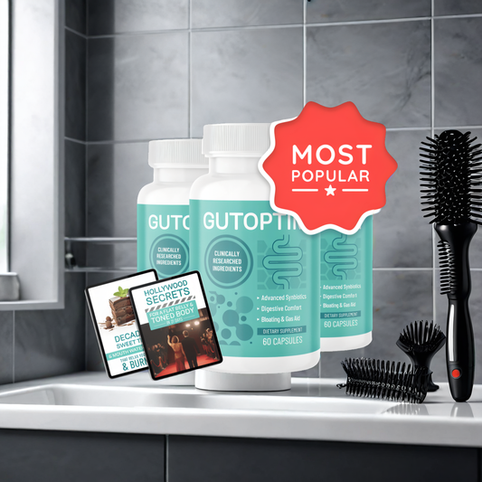 GutOptim - 3 Bottles + 2  Ebooks