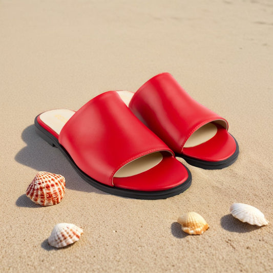 ECCO Flat Sandal II red