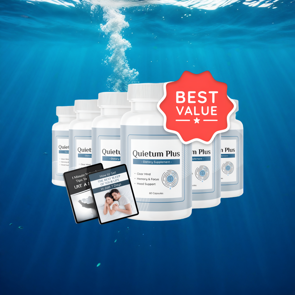 Quietum Plus - 6 Bottles + 2  Ebooks